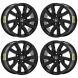 Honda Pilot Exchange Wheels Set of 4-Exchange Rims Set of 4 Gloss Black 63148