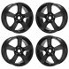 Mazda RX8 Exchange Wheels Set of 4-Exchange Rims Set of 4 Gloss Black 64868