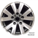 Mitsubishi Raider Wheel Rim Machined Grey 65815 Stock Factory OEM Replacement