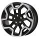 Subaru Crosstrek Wheel Rim Machined Black 68836 Stock Factory OEM Replacement