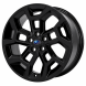 Subaru Crosstrek Wheel Rim Machined Black 68836 Stock Factory OEM Replacement