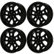 Subaru Crosstrek Exchange Wheels Set of 4-Exchange Rims Set of 4 Machined Black 68836