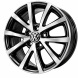 Volkswagen Jetta Wheel Rim Machined Black 69897 Stock Factory OEM Replacement