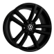 Volkswagen Touareg Wheel Rim Gloss Black 69917 Stock Factory OEM Replacement