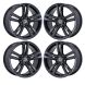 Volkswagen Passat Wheel Rim PVD Black Chrome 69929 Stock Factory OEM Replacement