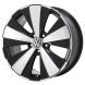 Volkswagen Beetle Wheel Rim Machined Black 69930 Stock Factory OEM Replacement