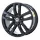 Volkswagen Touareg Wheel Rim Gloss Black 69996 Stock Factory OEM Replacement
