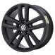 Volkswagen Touareg Wheel Rim Satin Black 69996 Stock Factory OEM Replacement