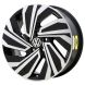 Volkswagen Jetta Wheel Rim Machined Black 70047 Stock Factory OEM Replacement