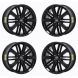 Genesis G80 Exchange Wheels Set of 4-Exchange Rims Set of 4 Gloss Black 70938