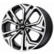 Hyundai Santa Fe Wheel Rim Machined Black 70948 Stock Factory OEM Replacement