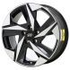 Hyundai Elantra Wheel Rim Machined Black 71003 Stock Factory OEM Replacement