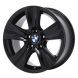 BMW 528i Wheel Rim Gloss Black 71402 Stock Factory OEM Replacement