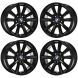 BMW 528i Exchange Wheels Set of 4-Exchange Rims Set of 4 Gloss Black 71403