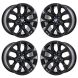 BMW X5 Exchange Wheels Set of 4-Exchange Rims Set of 4 Gloss Black 71440