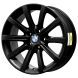 BMW 528i Wheel Rim Gloss Black 71512 Stock Factory OEM Replacement