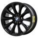 BMW 528i Wheel Rim Satin Black 71628 Stock Factory OEM Replacement
