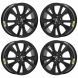 Acura RDX Exchange Wheels Set of 4-Exchange Rims Set of 4 Machined Black 71870