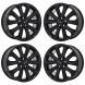 Land Rover Range Rover Exchange Wheels Set of 4-Exchange Rims Set of 4 Gloss Black 72245