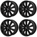 Lexus ES350 Exchange Wheels Set of 4-Exchange Rims Set of 4 Gloss Black 74191