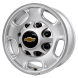 Chevrolet Silverado 2500 Wheel Rim Silver Steel 8095 Stock Factory OEM Replacement