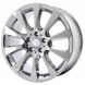 Mercedes-Benz Ml250 Wheel Rim PVD Bright Chrome 85387 Stock Factory OEM Replacement