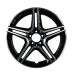 Mercedes-Benz E450 Wheel Rim Machined Black 85799 Stock Factory OEM Replacement