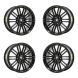 BMW 530e Exchange Wheels Set of 4-Exchange Rims Set of 4 Gloss Black 86328 (F)