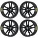 BMW X3 Exchange Wheels Set of 4-Exchange Rims Set of 4 Satin Black 86350
