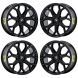 BMW X7 Exchange Wheels Set of 4-Exchange Rims Set of 4 Gloss Black 86533