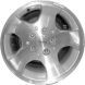Jeep Wrangler Wheel Rim Machined Silver 9024 Stock Factory OEM Replacement