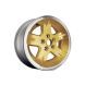 Jeep Wrangler Wheel Rim Machined Lip Gold 9050 Stock Factory OEM Replacement