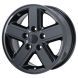 Jeep Wrangler Wheel Rim PVD Black Chrome 9073 Stock Factory OEM Replacement