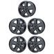 Jeep Wrangler Wheel Rim PVD Black Chrome 9073 Stock Factory OEM Replacement