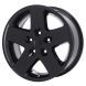Jeep Wrangler Wheel Rim Gloss Black 9074 Stock Factory OEM Replacement
