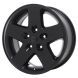 Jeep Wrangler Wheel Rim Satin Black 9074 Stock Factory OEM Replacement