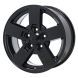 Jeep Commander Wheel Rim Gloss Black 9097 Stock Factory OEM Replacement
