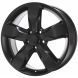 Jeep Grand Cherokee Wheel Rim Satin Black 9107 Stock Factory OEM Replacement