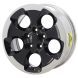 Jeep Wrangler Wheel Rim Polished Lip Black 9119 Stock Factory OEM Replacement
