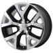 Jeep Cherokee Wheel Rim Polished Black 9131 Stock Factory OEM Replacement