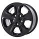 Jeep Grand Cherokee Wheel Rim Gloss Black 9135 Stock Factory OEM Replacement