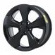 Jeep Cherokee Wheel Rim Satin Black 9159 Stock Factory OEM Replacement