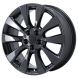 Jeep Cherokee Wheel Rim PVD Black Chrome 9161 Stock Factory OEM Replacement