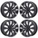 Jeep Cherokee Wheel Rim PVD Black Chrome 9161 Stock Factory OEM Replacement