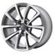 Jeep Grand Cherokee Wheel Rim Polished Grey 9182 Stock Factory OEM Replacement