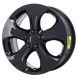 Jeep Compass Wheel Rim Gloss Black 9190 Stock Factory OEM Replacement
