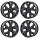 Jeep Compass Exchange Wheels Set of 4-Exchange Rims Set of 4 Satin Black 9191