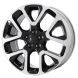Jeep Compass Wheel Rim Polished Black 9192 Stock Factory OEM Replacement