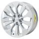 Jeep Cherokee Wheel Rim PVD Bright Chrome 9206 Stock Factory OEM Replacement
