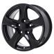 Jeep Wrangler Wheel Rim Gloss Black 9217 Stock Factory OEM Replacement